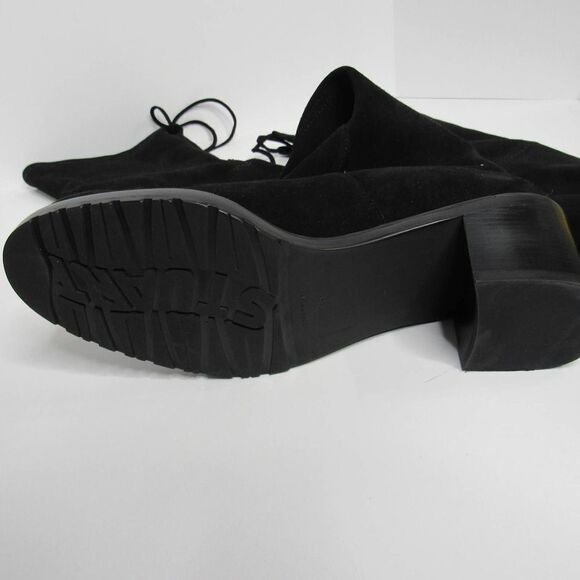 STUART WEITZMAN Elevated Over the Knee Black Boots - Picture 6 of 8